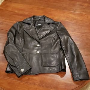 Mossimo Black Leather Jacket - So Soft! 😍